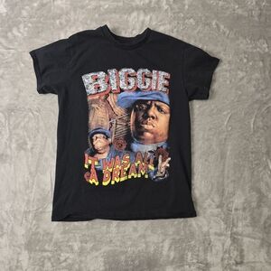 Notorious BIG Biggie Smalls "It Was All A Dream" Rap Hip Hop Graphic Tee Shirt